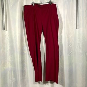 Burgundy Pull-In Pants